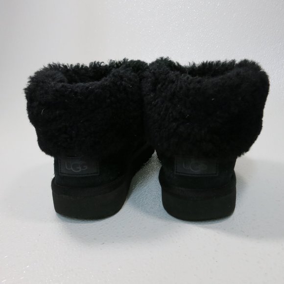 UGG Australia Classic Mini Fluff Women's Sheepskin Ankle Boots - Picture 7 of 7